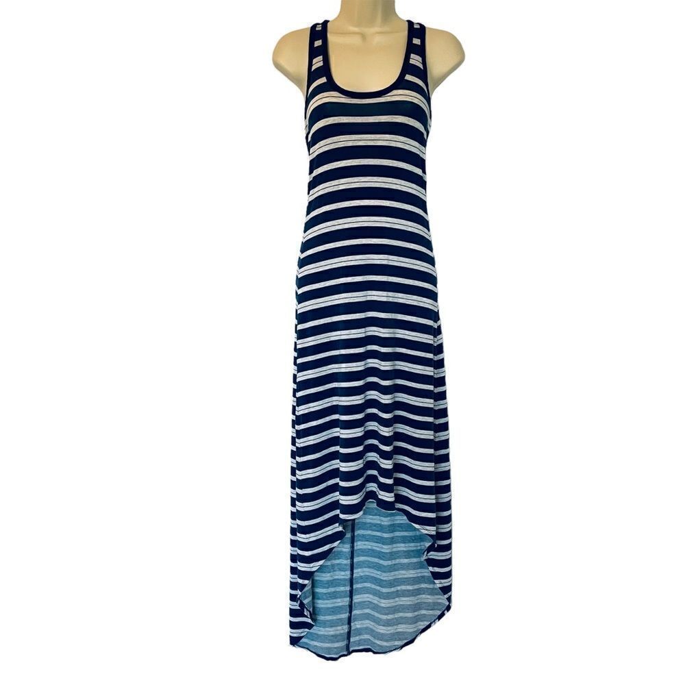 Victoria’s Secret Woman’s High/ Low Maxi Dress Navy and Gray Size XS